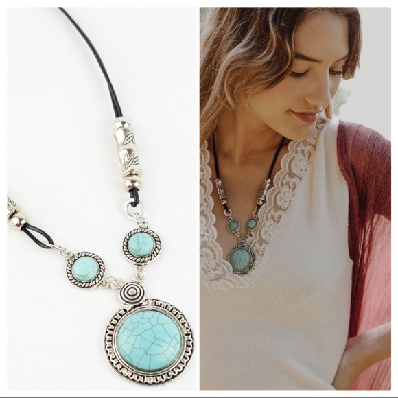 littlegypsie Jewelry - Mad about Turquoise Pendant Necklace